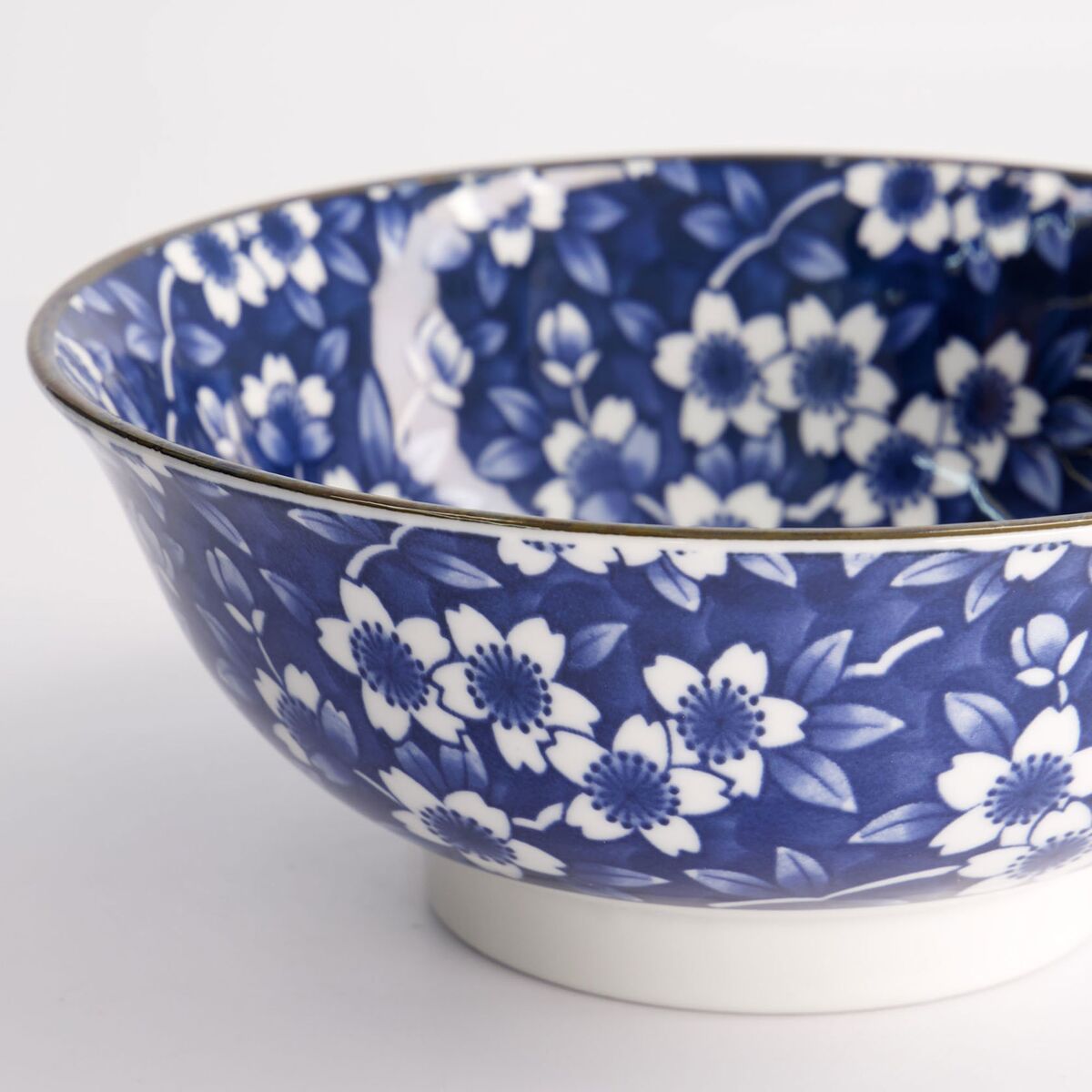 Blue Sakura ramenskål, 1300 ml