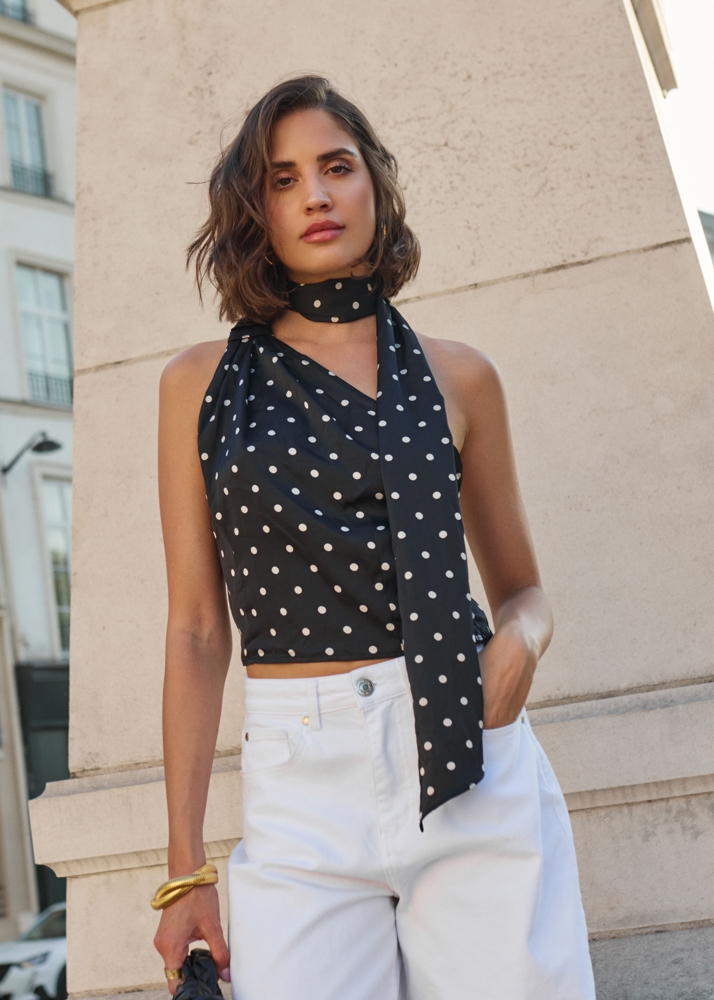Billie top zwart