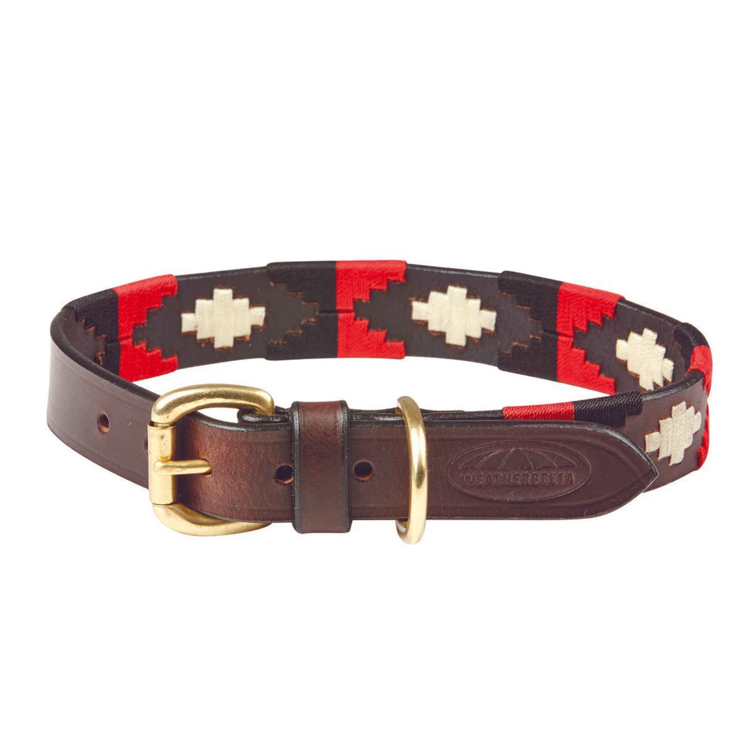 WeatherBeeta Halsband Polo Leer Cowdray/Brown/Black/Red/White