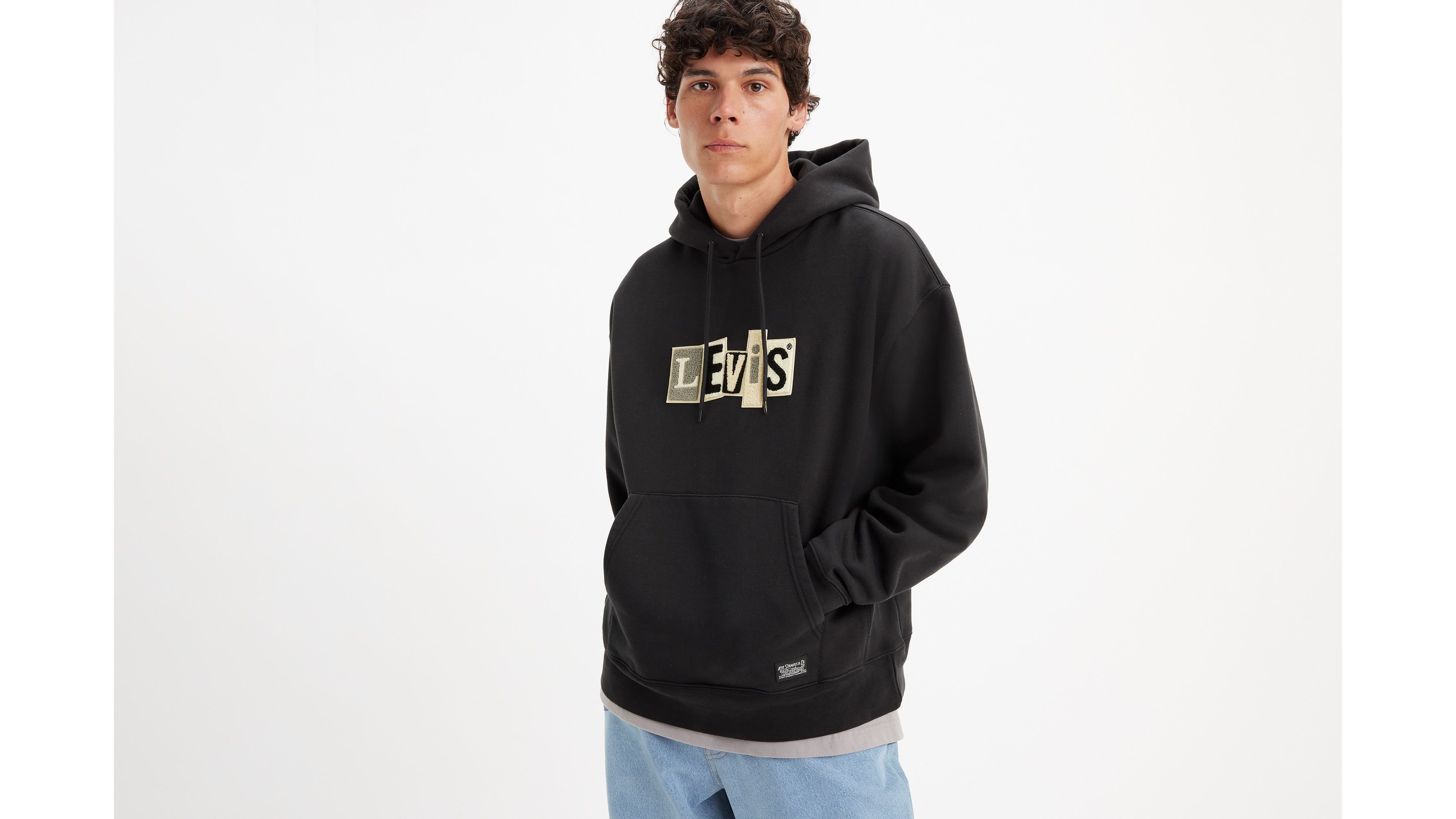 Levi's® Skateboarding sweat à capuche - Chenille Patch - Noir