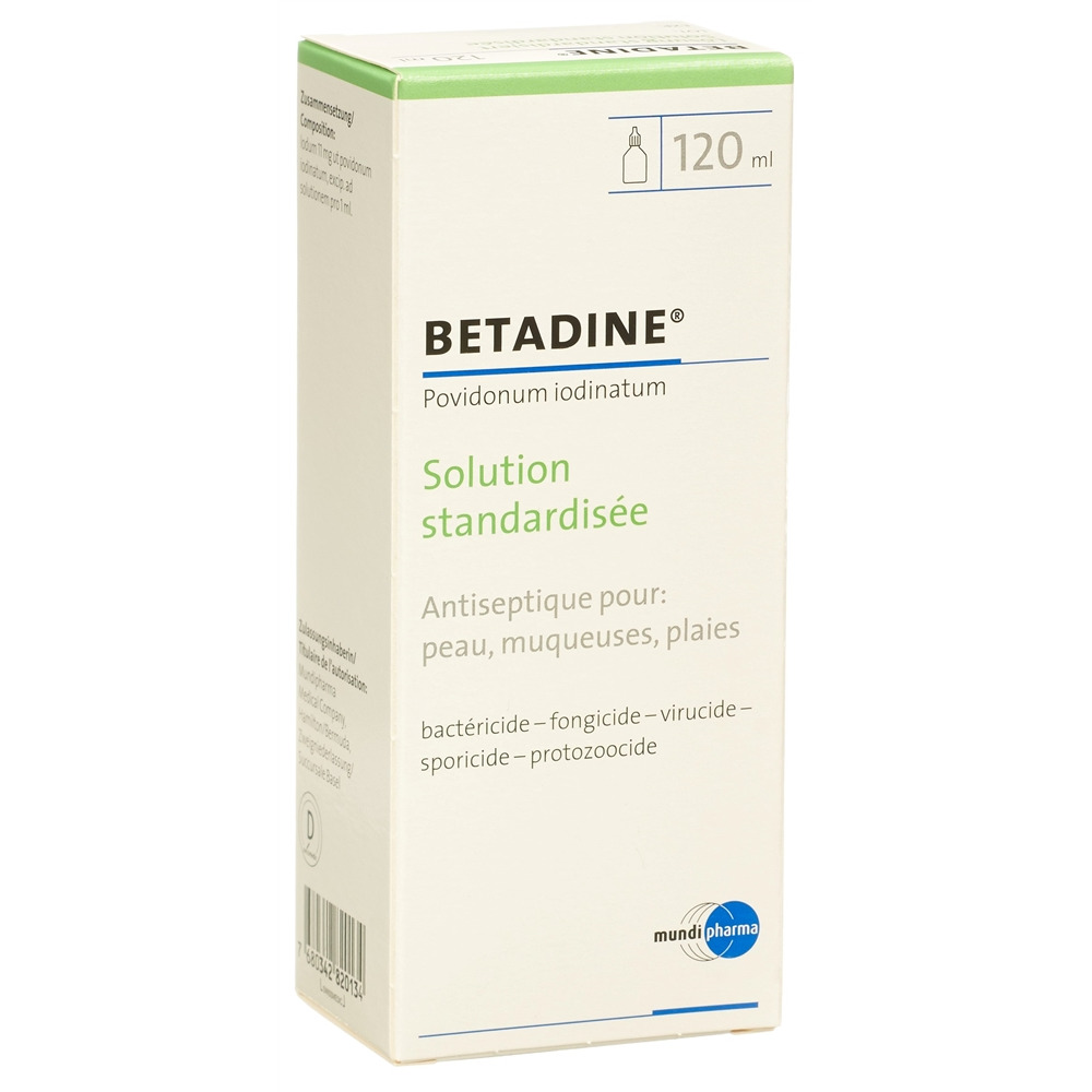 Betadine desinfizierende Lösung Lös Fl 120 ml