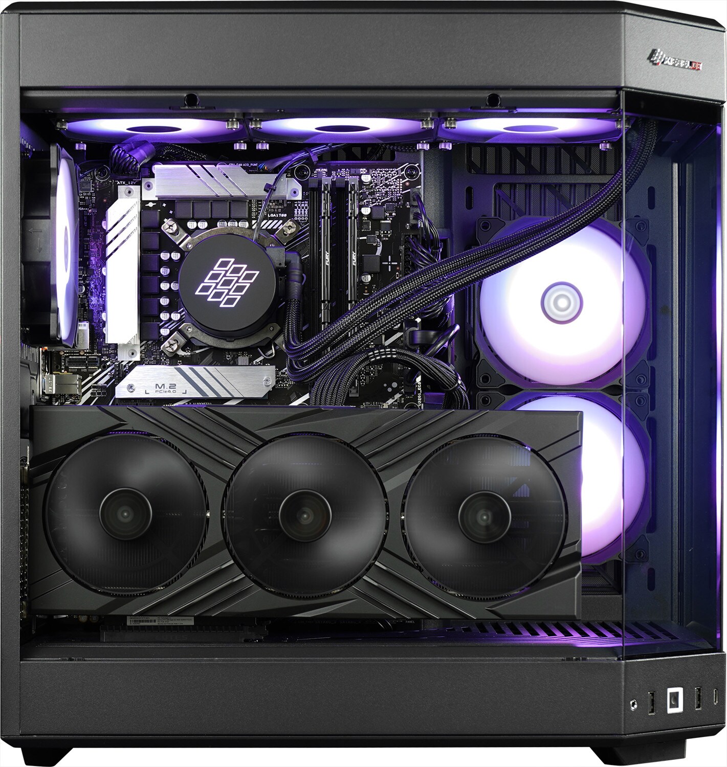 Gaming PC Poseidon 14 Intel Core i7-14700KF, 64GB DDR5, NVIDIA RTX 4070 Ti Super 16 GB, 2TB SSD, Windows 11
