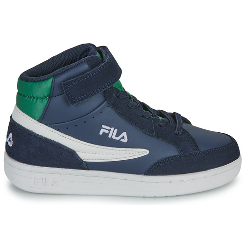 Fila - CREW VELCRO MID KIDS - Marine / Vert