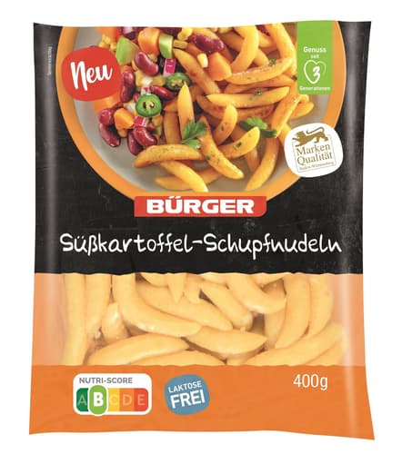Bürger Süßkartoffelnschupfnudeln