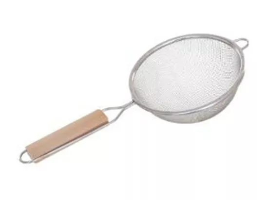 Lot de 3 Passoires Inox & Bois 