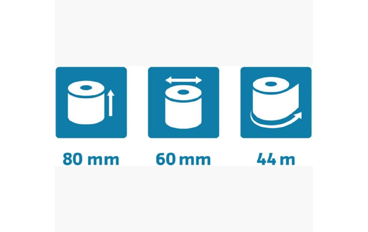 Thermo-Papierrolle Safe Contact 80 mm, 10 StückSpule für Bankkartentickets