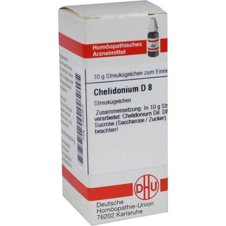 DHU Chelidonium D 8 Globuli, 10 g