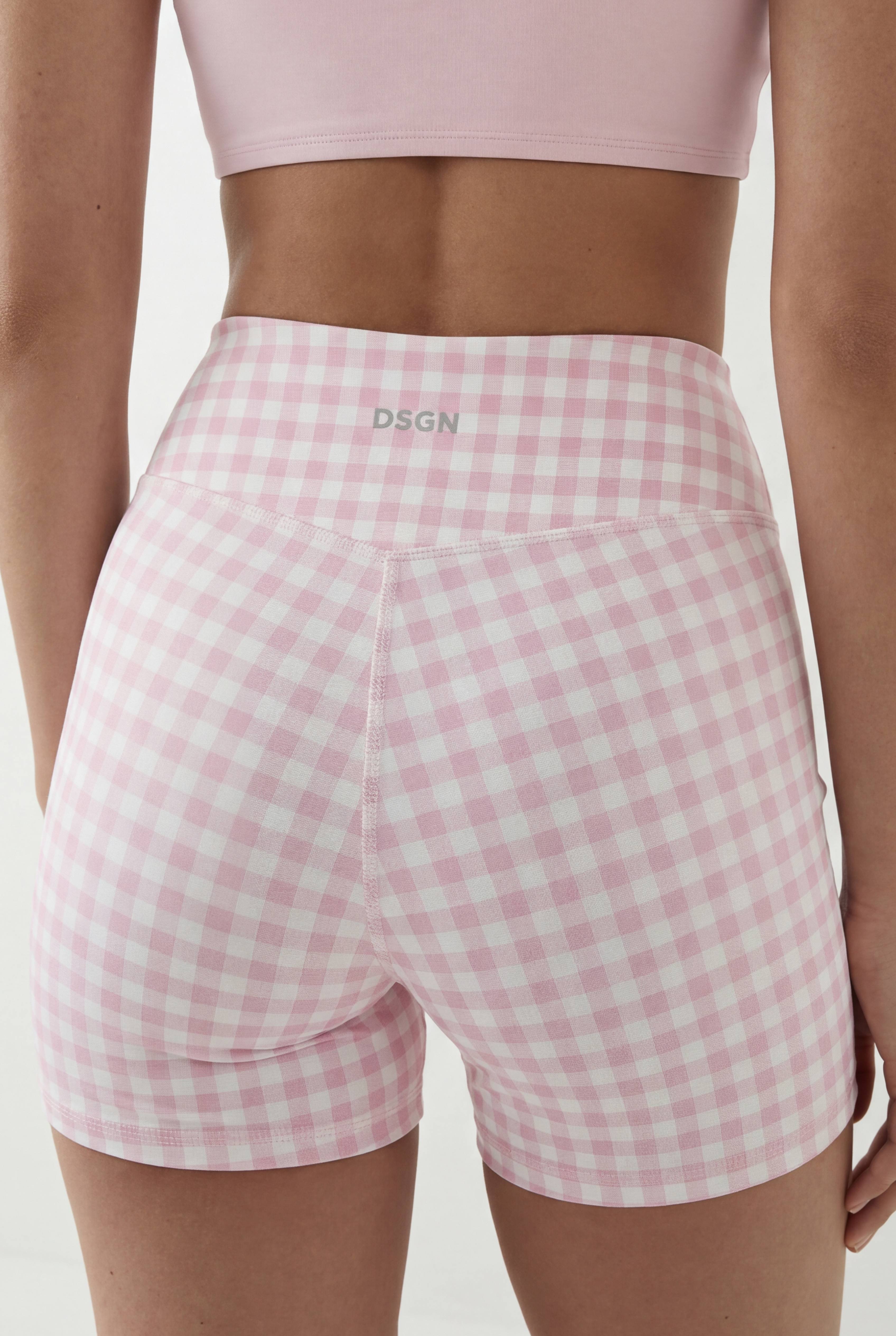 Short Mini Gingham Sculptant Dsgn Studio