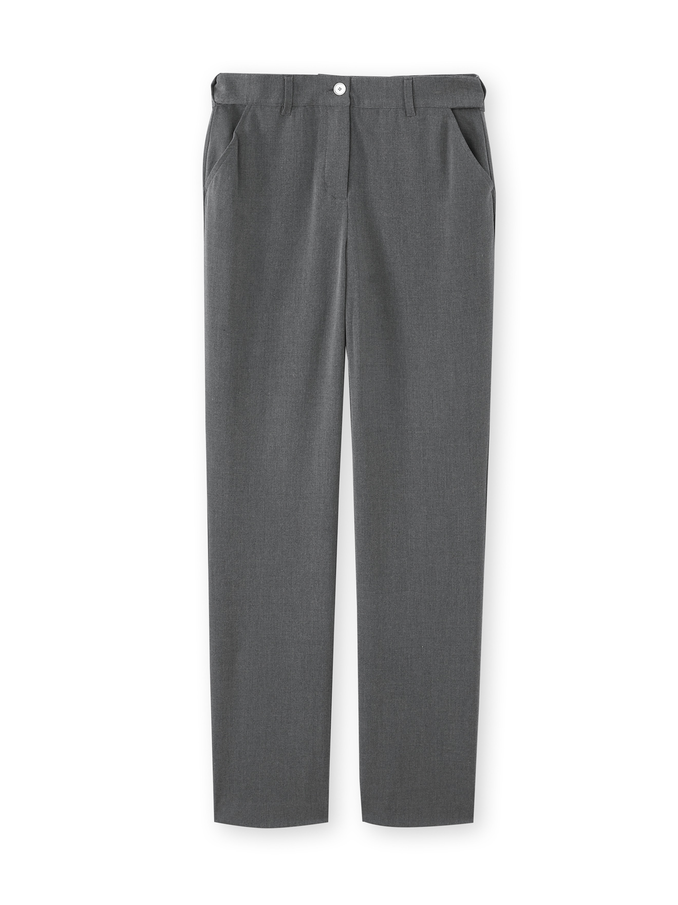 Pantalon ceinture réglable coupe droite