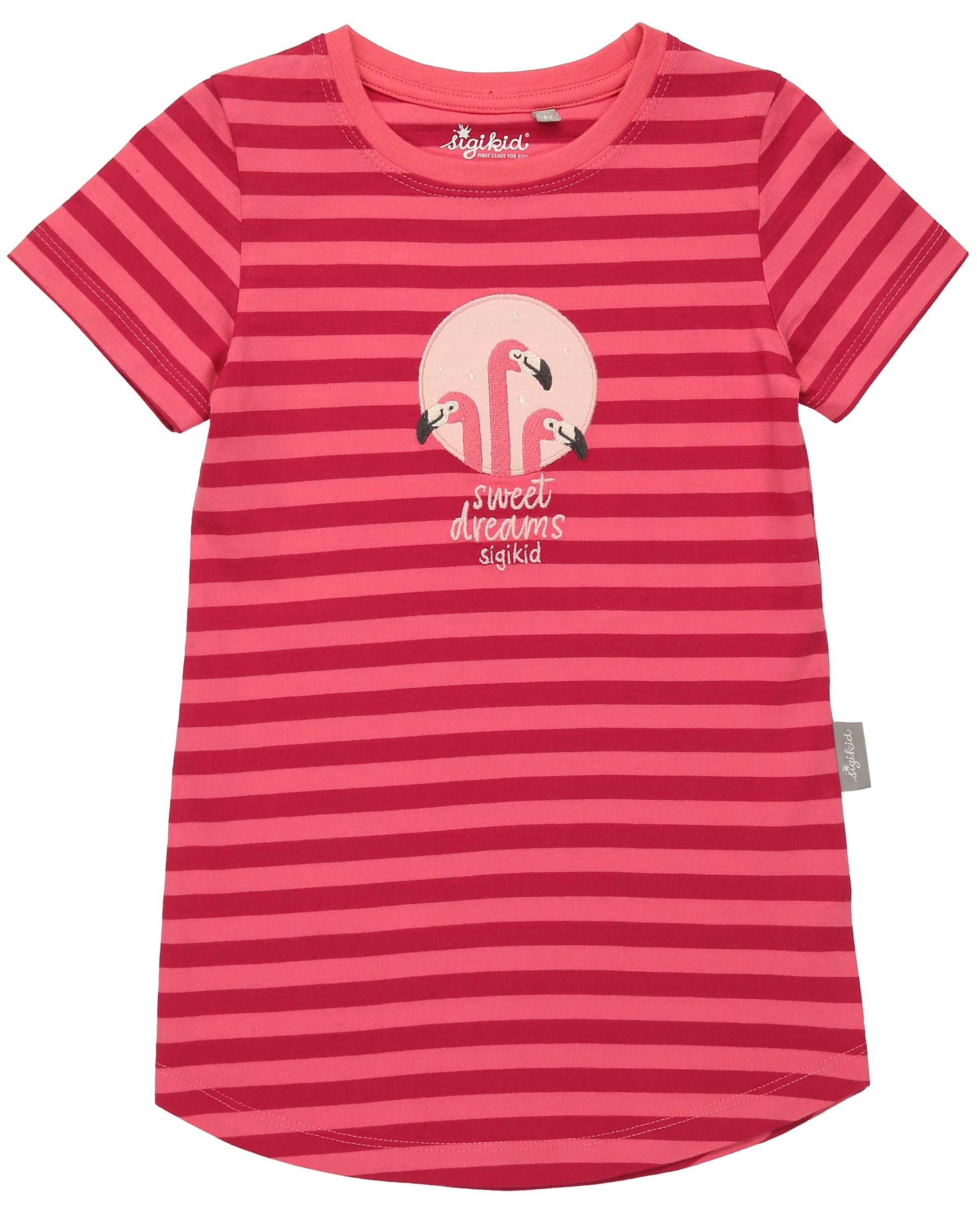 Schlafanzug lang SWEET DREAMS gestreift in pink
