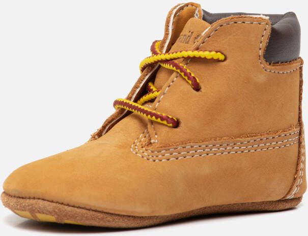 Timberland Crib Set babyschoentje van nubuck met muts giftbox