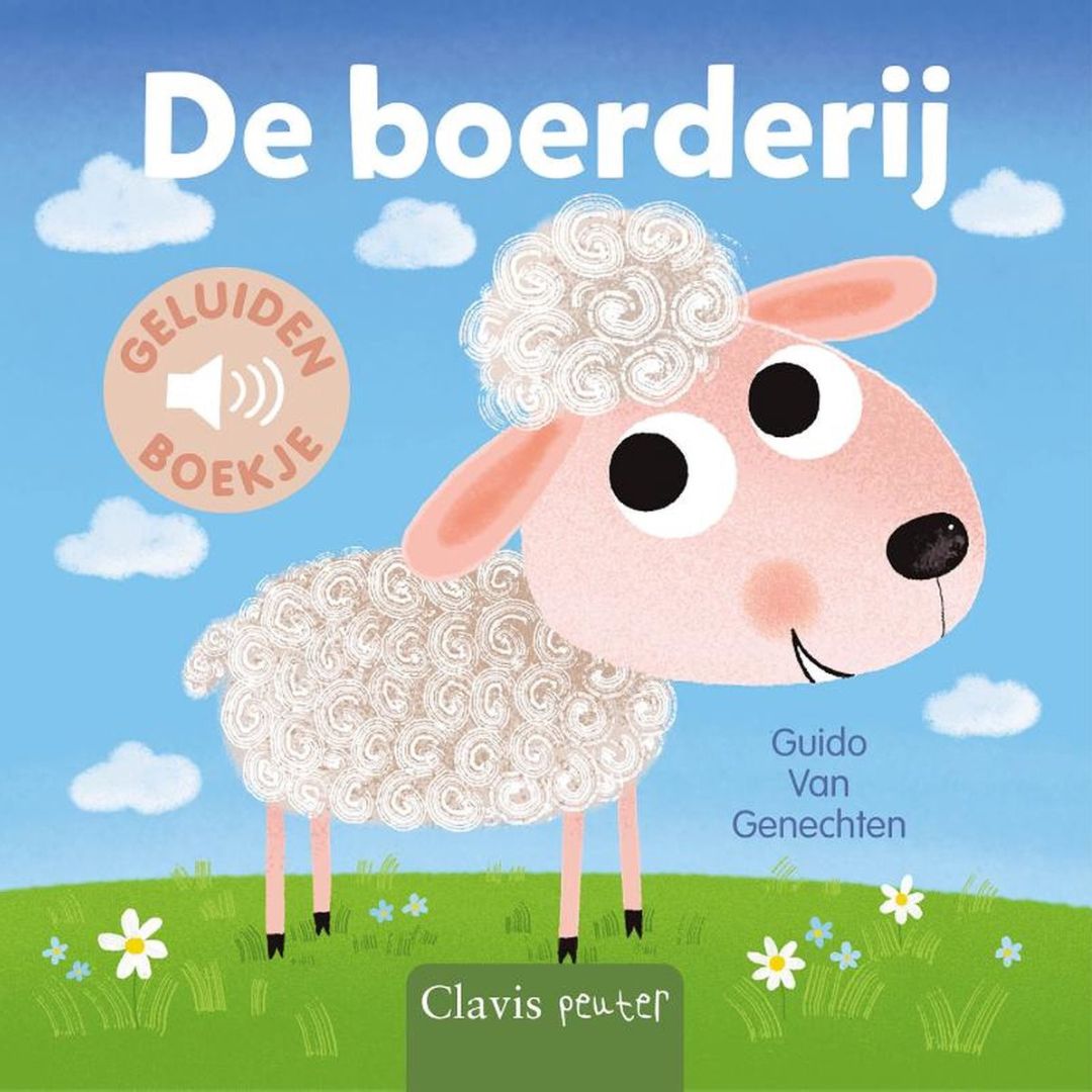 Uitgeverij clavis geluidenboekje de boerderij