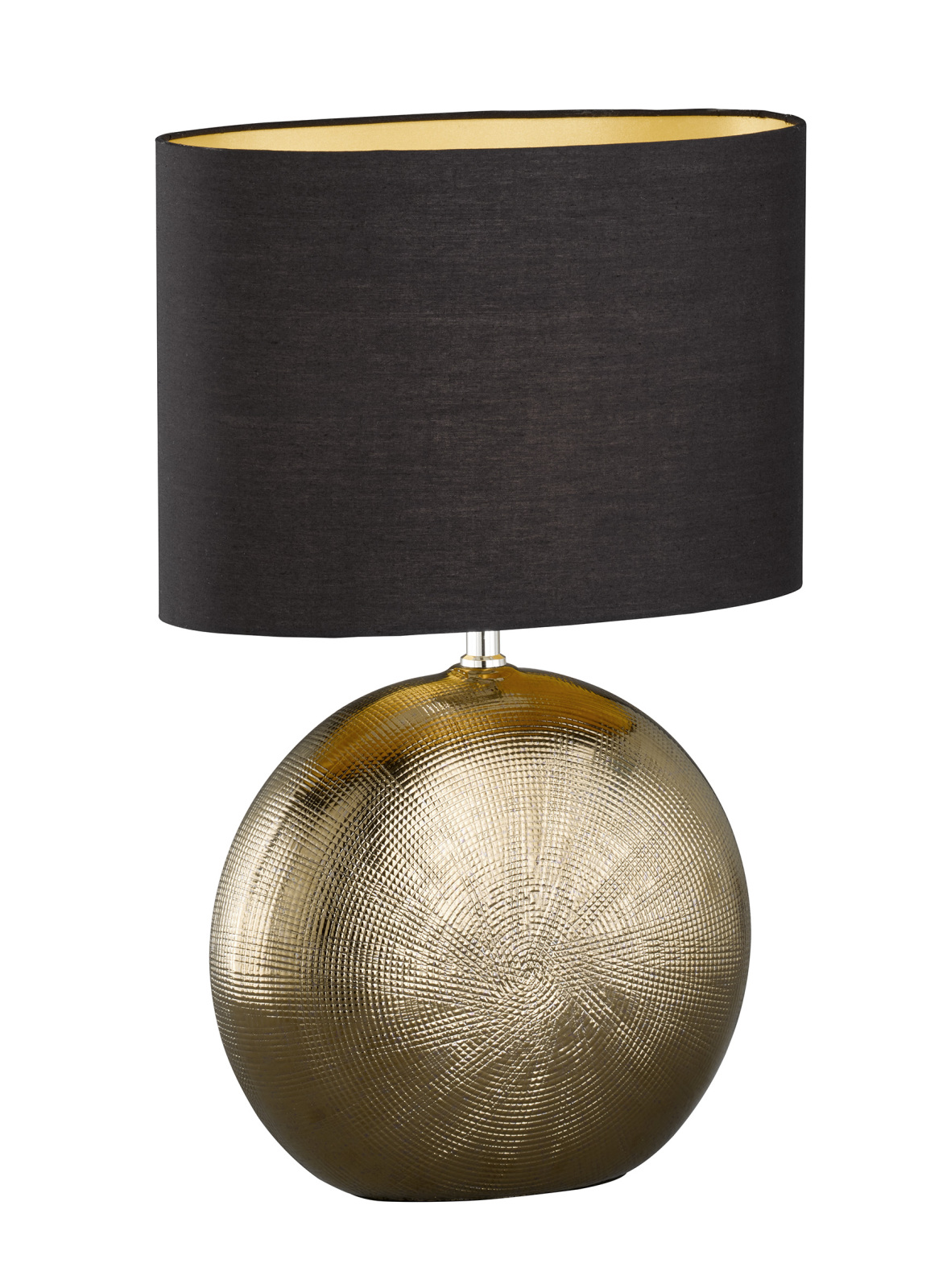 Tischleuchte FORO - bronzefarben-schwarz - 53 cm