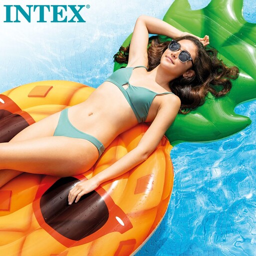 Colchão inflável Intex em formato de abacaxi