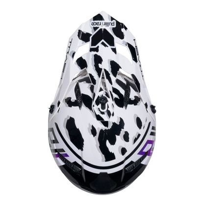 Casque cross Pull-in RACE 2025 - Gris / Blanc