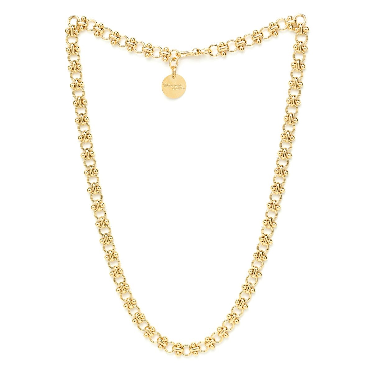 maxi collier plaqué or - HÉBÉ