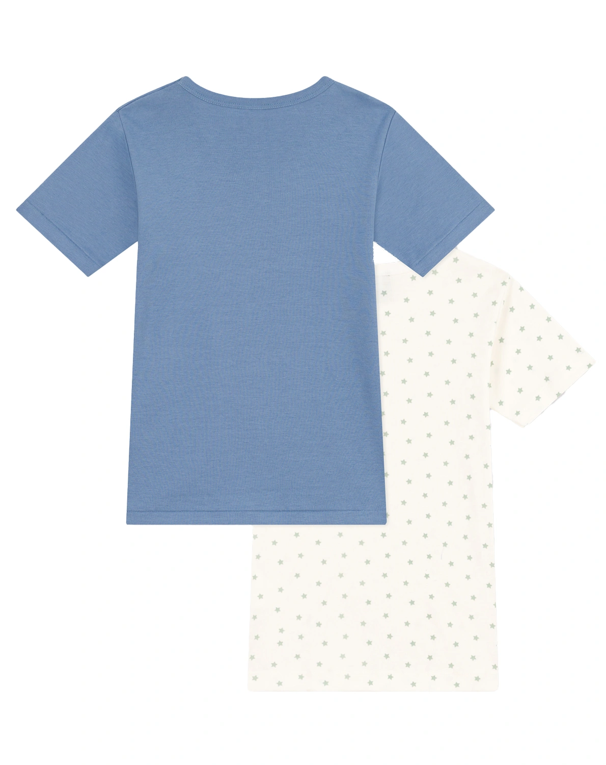 T-Shirt STARS 2er Pack in weiß/blau