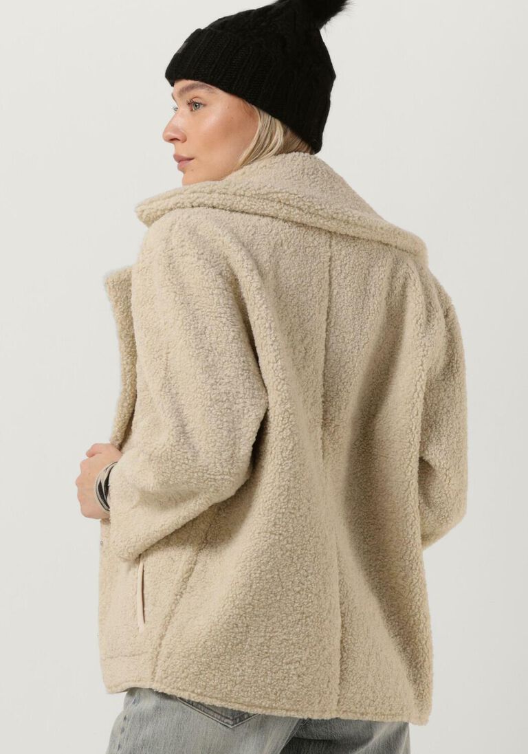 KNIT-TED ecru knit-ted teddy jas nicola jacket