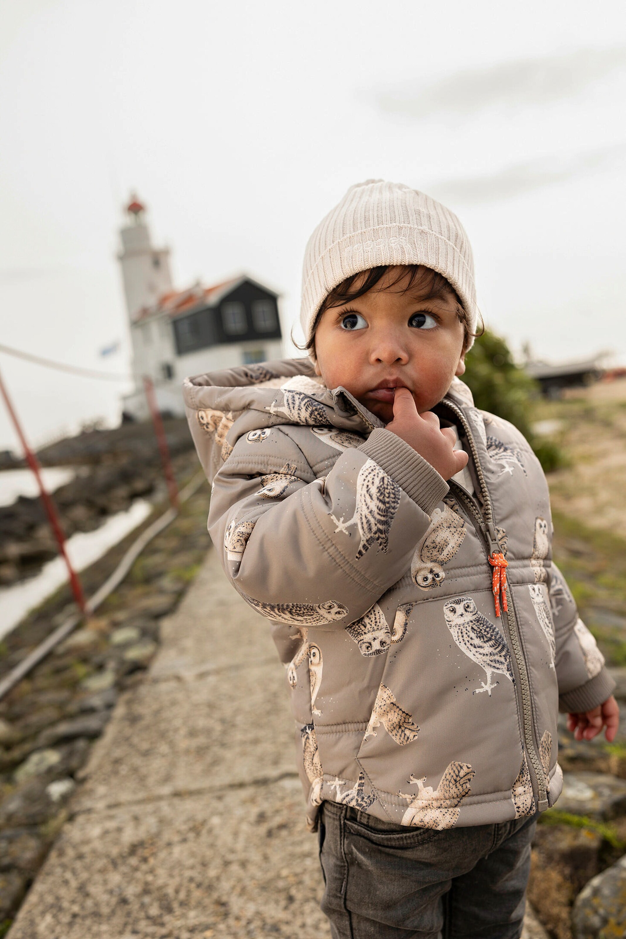 Noppies Baby Winter jacke Garray Desert Taupe