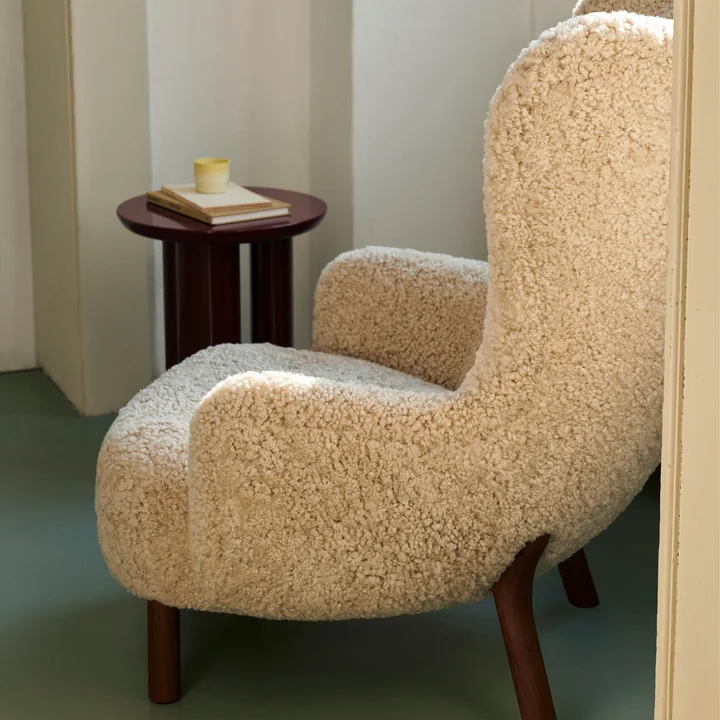&Tradition - Petra Lounge Chair VB3, High Back, Eiche geölt / Karakorum 003