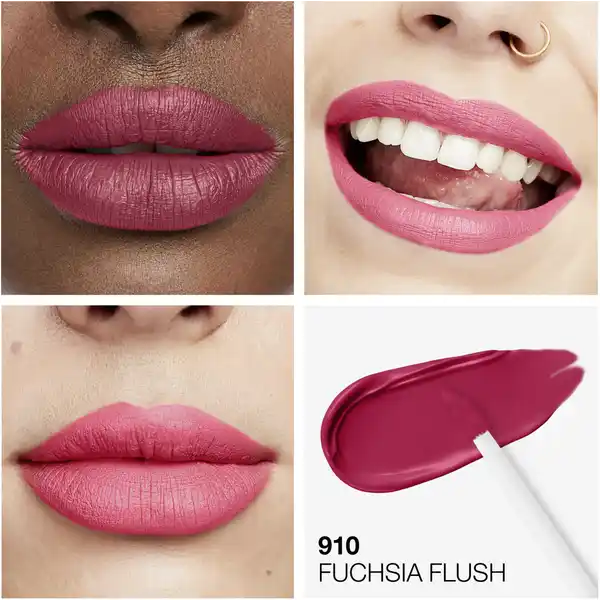 Lasting Perfection Mega Matte Liquid Lip Color, Fb. 910 Fuchsia Flush