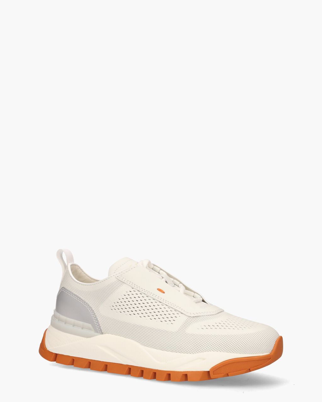 Santoni 21976 Off-White Herensneakers