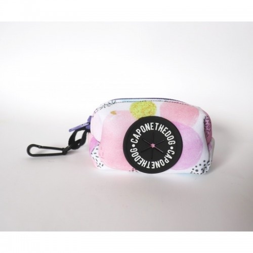 Porta-sacos para cachorro CaponeTheDog com estampa de bolinhas