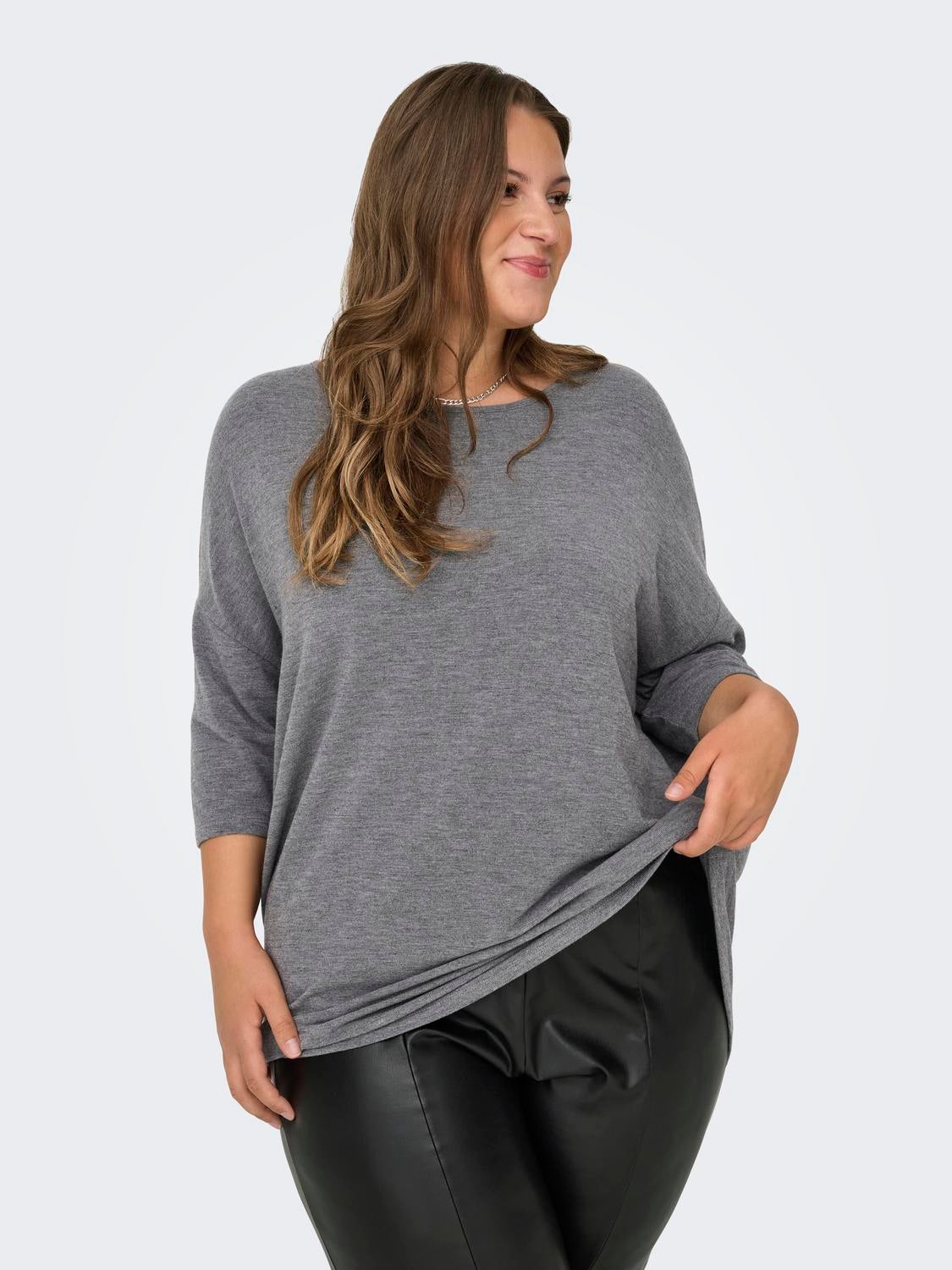 CARLAMOUR Top Dark Grey Melange