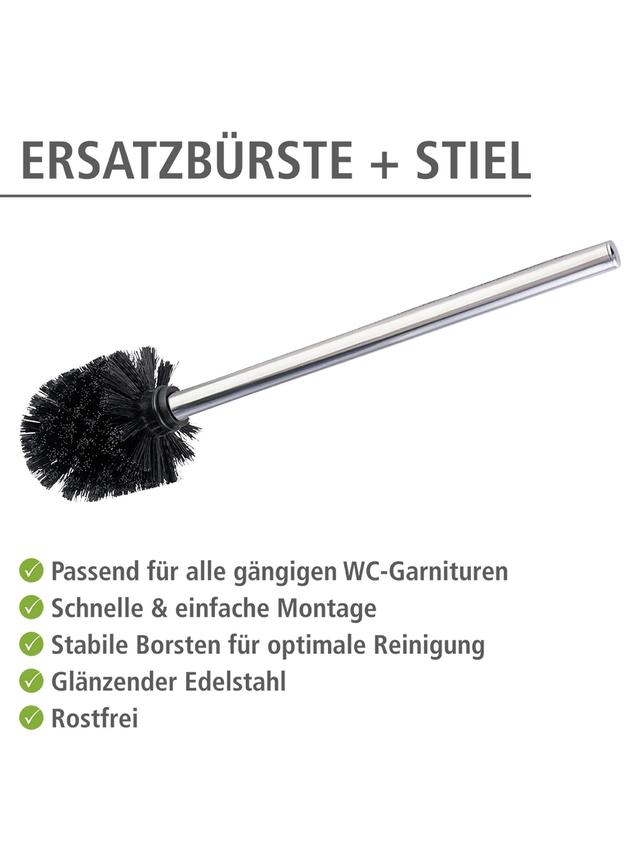 Toilettenbürste mit Edelstahlstiel, 4er-Set