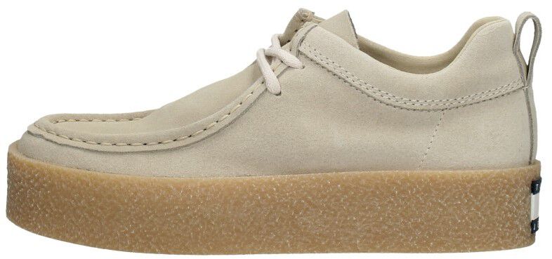 Tommy Hilfiger Tommy Jeans Suede Shoe gebroken wit