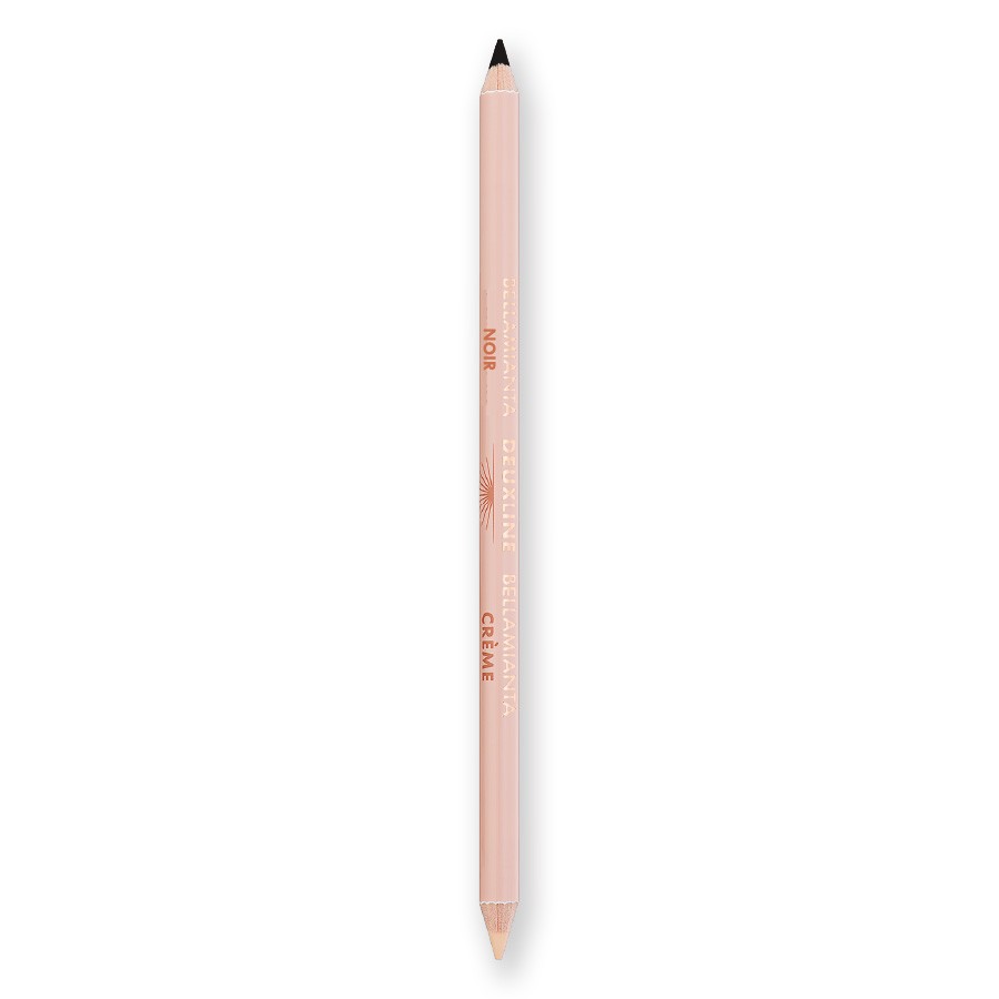 Bellamianta - Deuxline 2 in 1 Eyeliner Pencil - Cream and Black - 1.6g