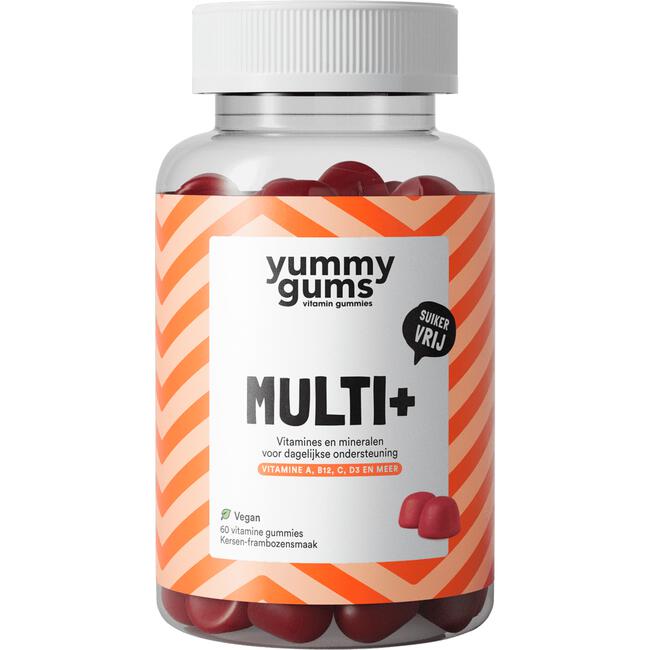 Yummygums Multi+ Suikervrij 60 stuks