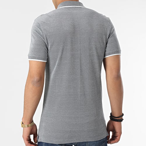 Polo Manches Courtes Nate 20708180 Bleu Marine Chiné