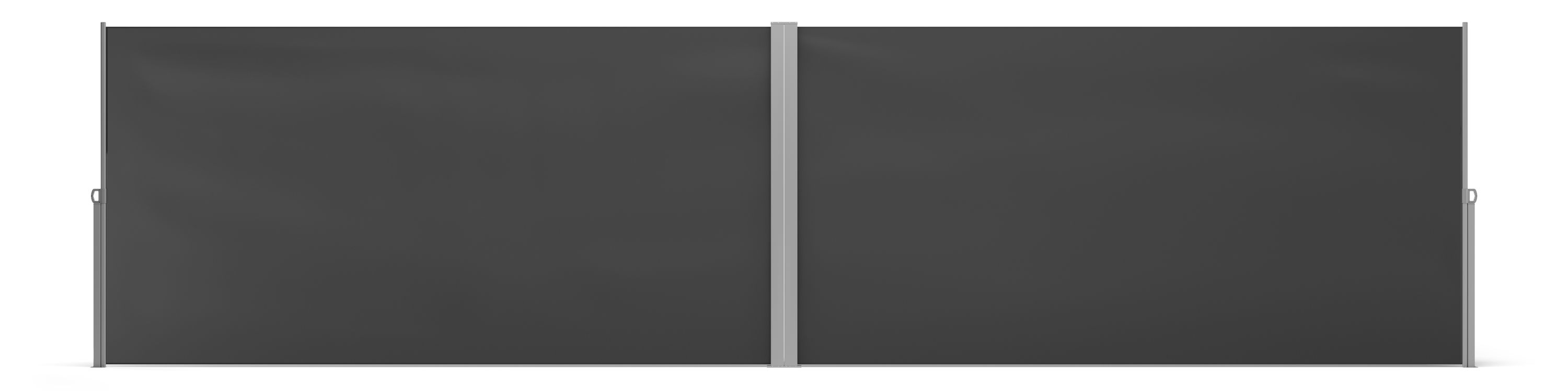 Doppelseitenmarkise VIA 200 x 800 cm anthrazit