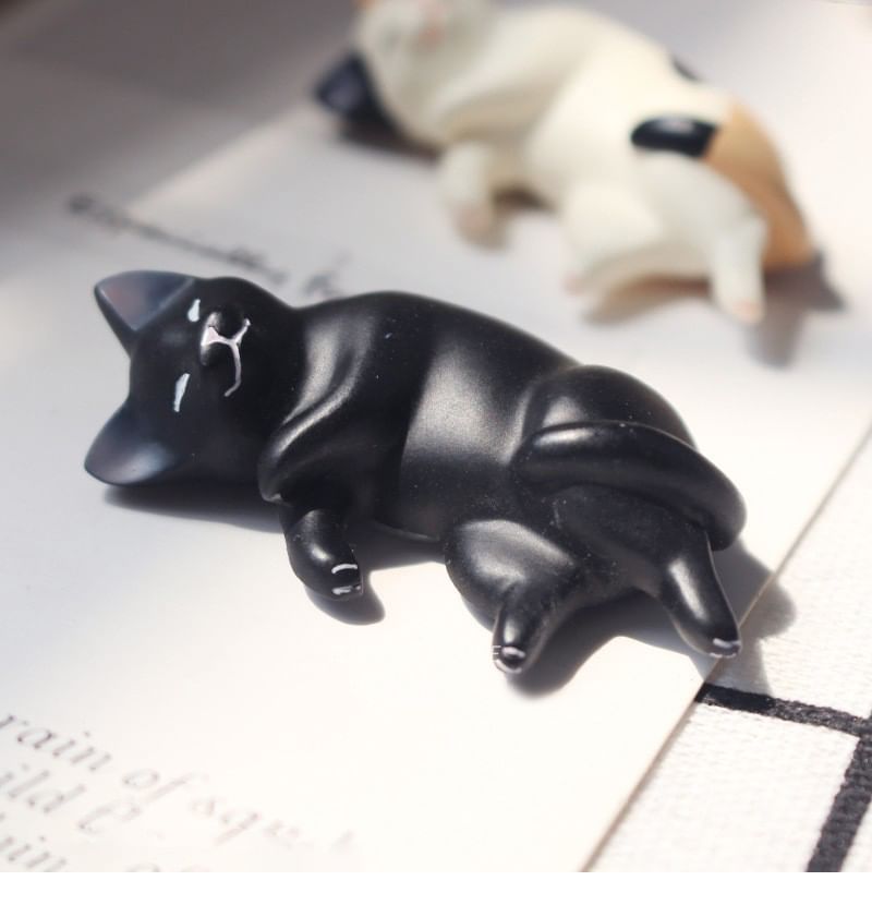 PIXON - Keramische koelkastmagneet in de vorm van een kat (verschillende ontwerpen)