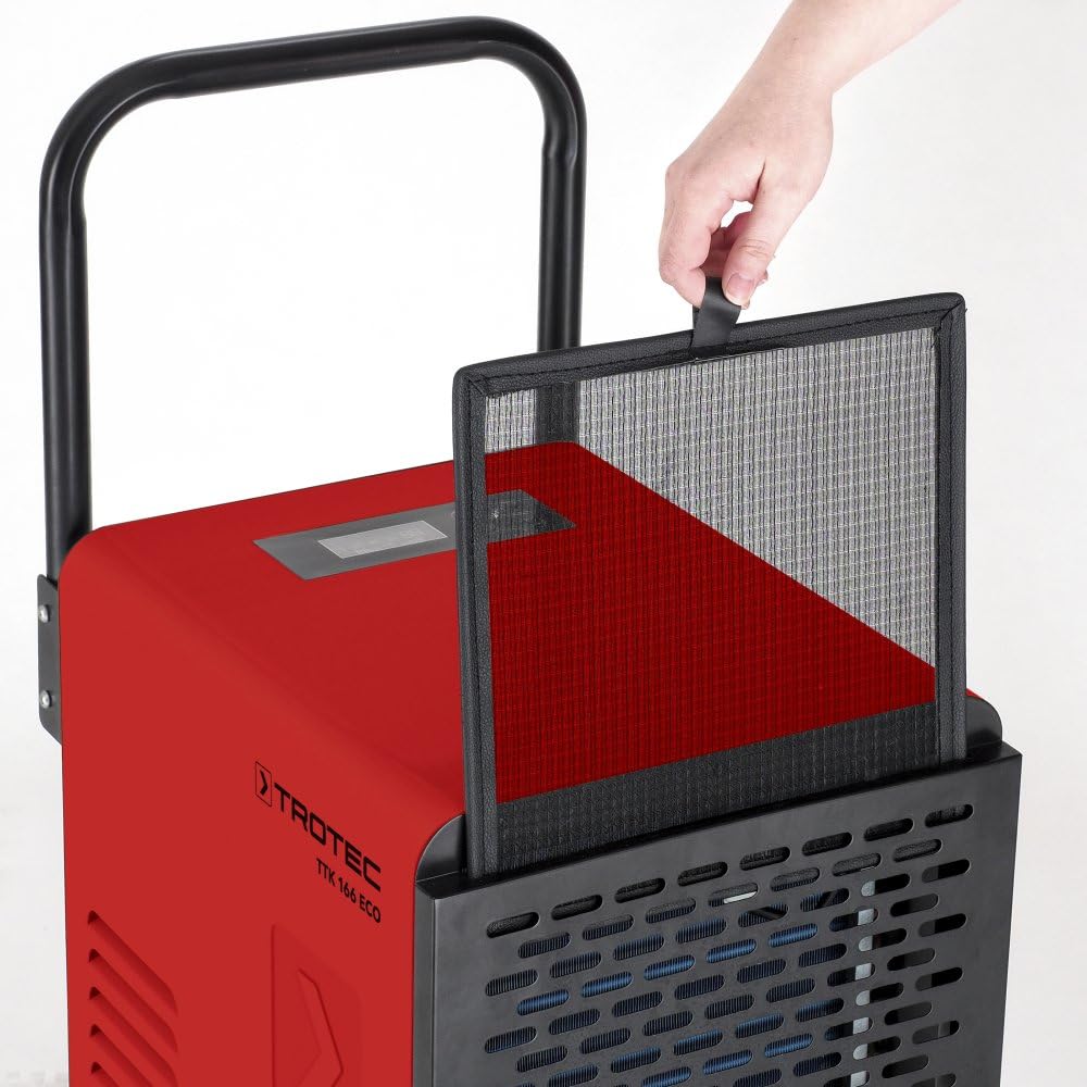 TROTEC Luftentfeuchter TTK 166 ECO – Leistung 52 L/Tag – Fläche 90 m² / 230 m³ – Bautrockner – für große Räume
