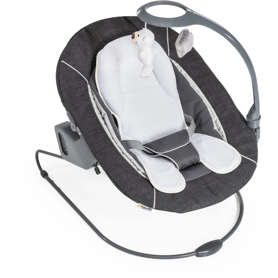 hauck Babyaufsatz Alpha Bouncer 2in1 Deluxe Melange Grey