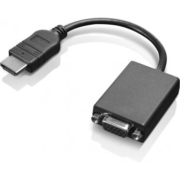 Lenovo HDMI / VGA 0,2 m Noir