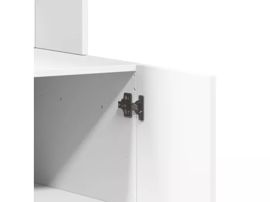 Armoire de cuisine blanc 95x50x180 cm bois d'ingénierie