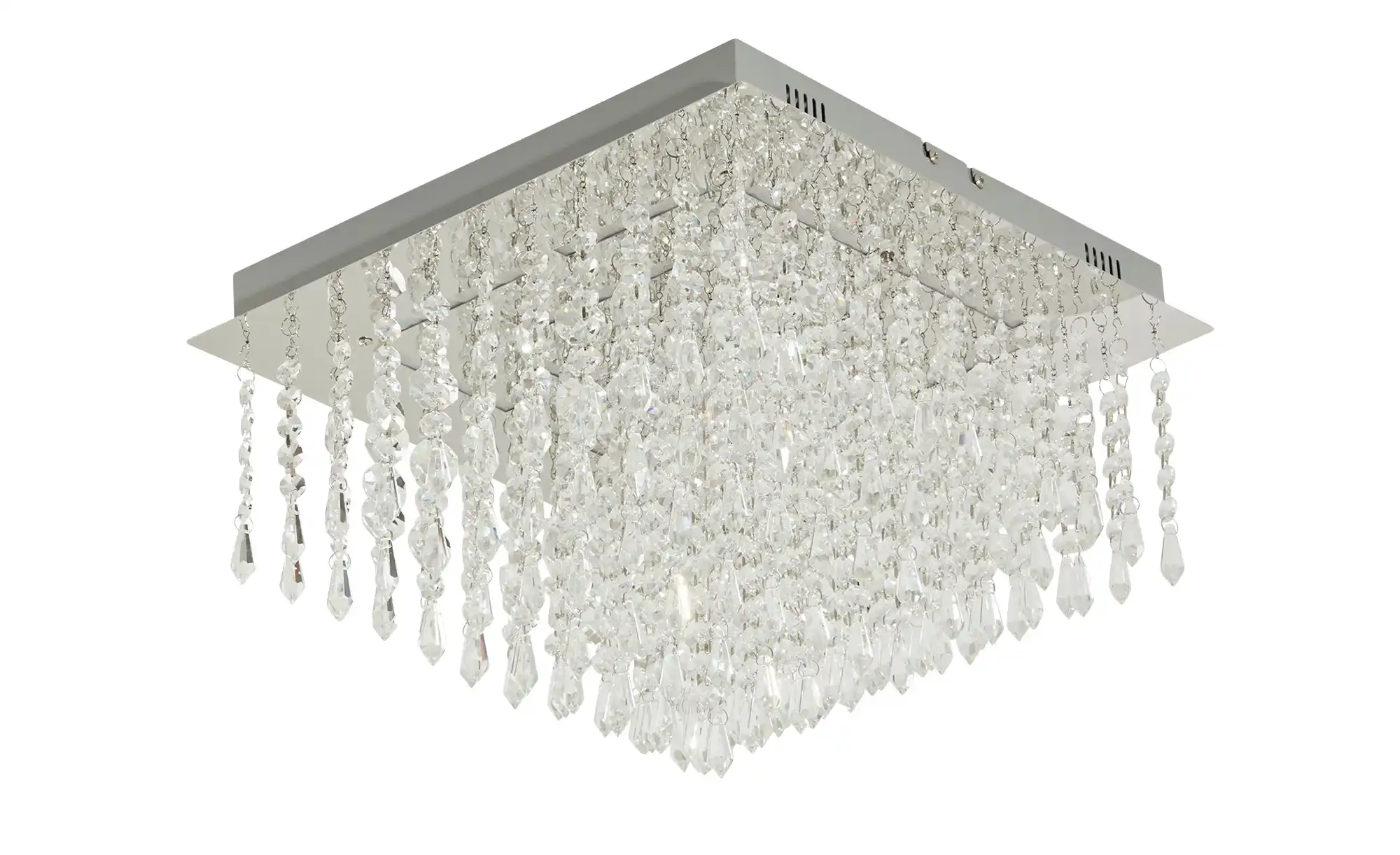HELL-höllisch gutes Licht LED-Deckenleuchte, chrom mit Glasbehang