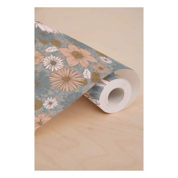 Maison Janette Rouleau de papier-peint Paloma | Bleu