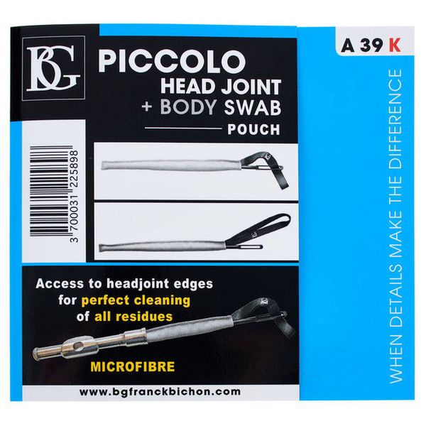 BG France A39K Wiper Piccolo Flute