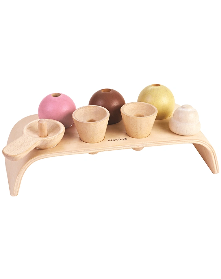 Holz-Spielzeug EISCREME-SET 8-teilig