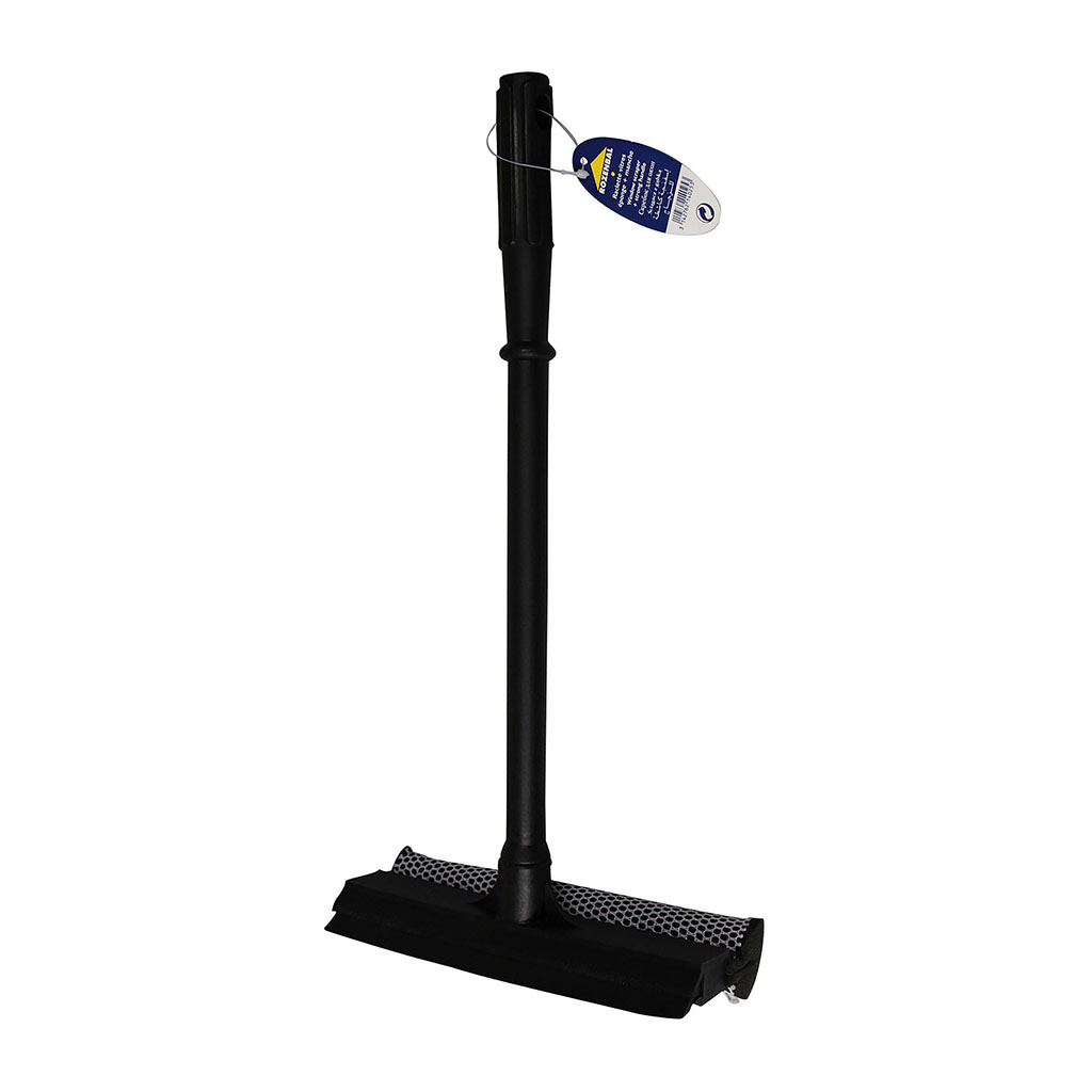Raclette à vitre éponge et manche 20cm