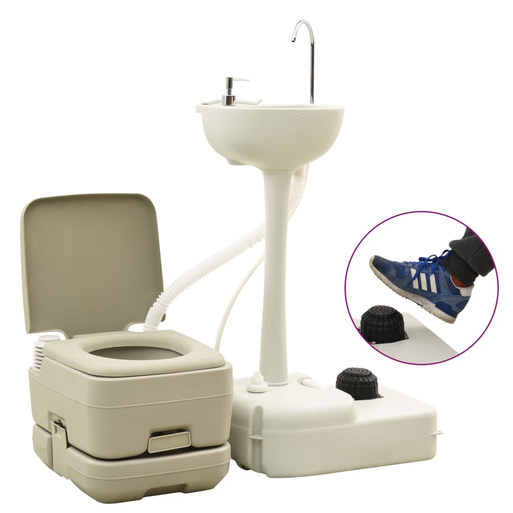 Conjunto de móveis de camping VidaXL