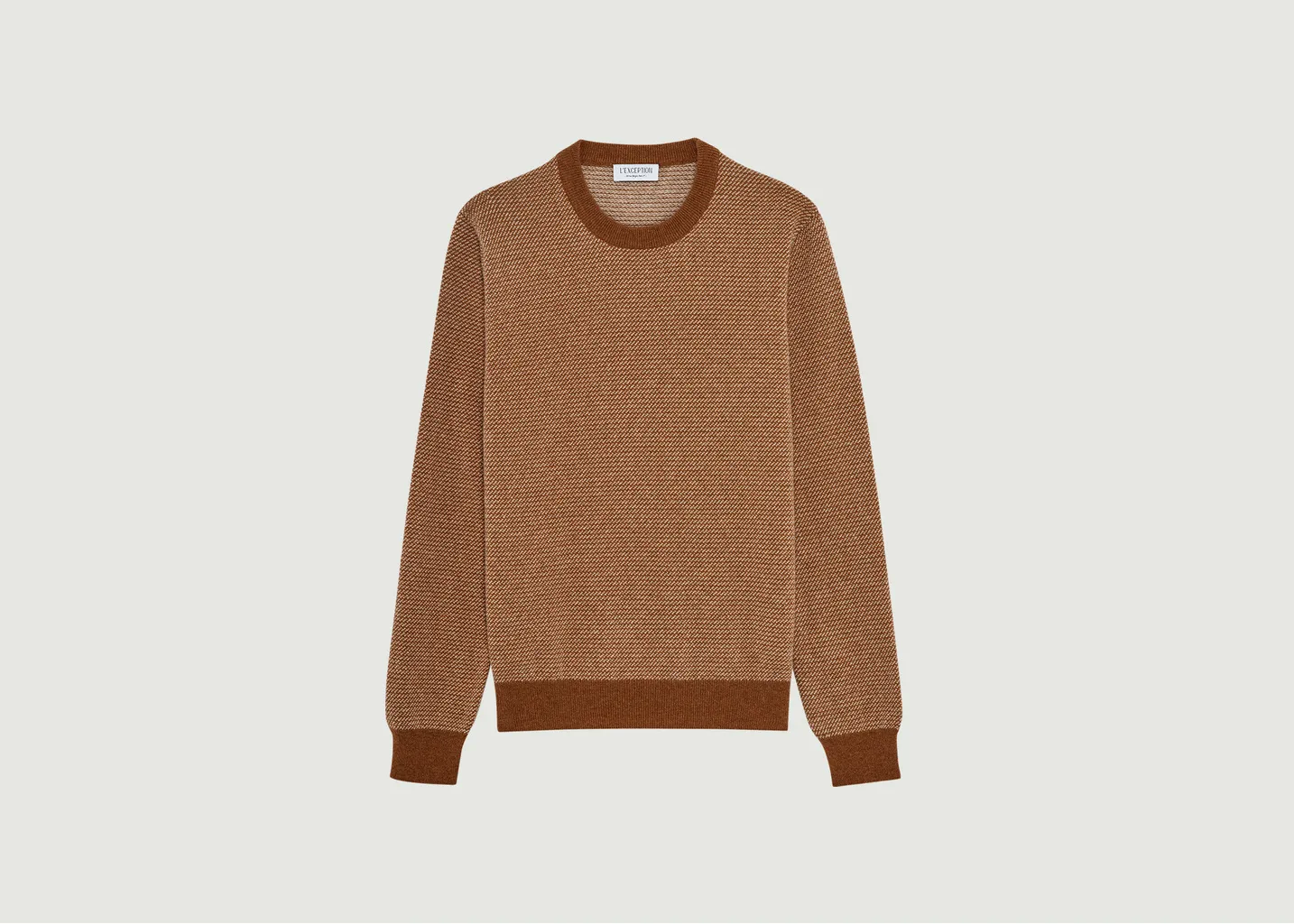 Pull jacquard en laine recyclée L'Exception Paris