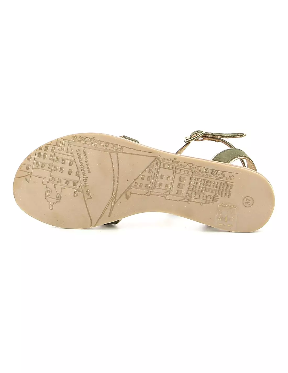 LES TROPEZIENNES HAMUC KAKI - Sandales & nu-pieds Kaki