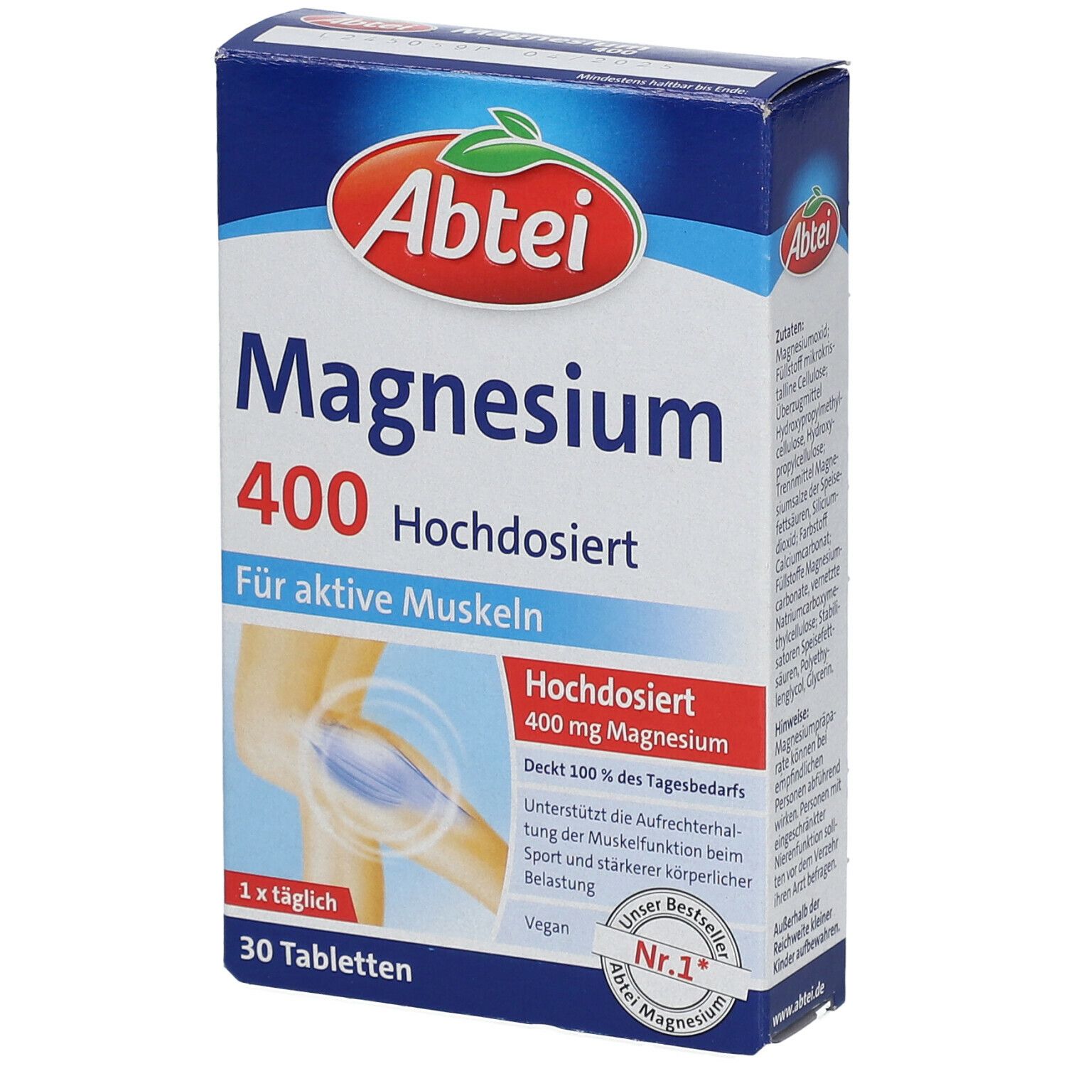 Abtei Magnesium 400 hochdosiert