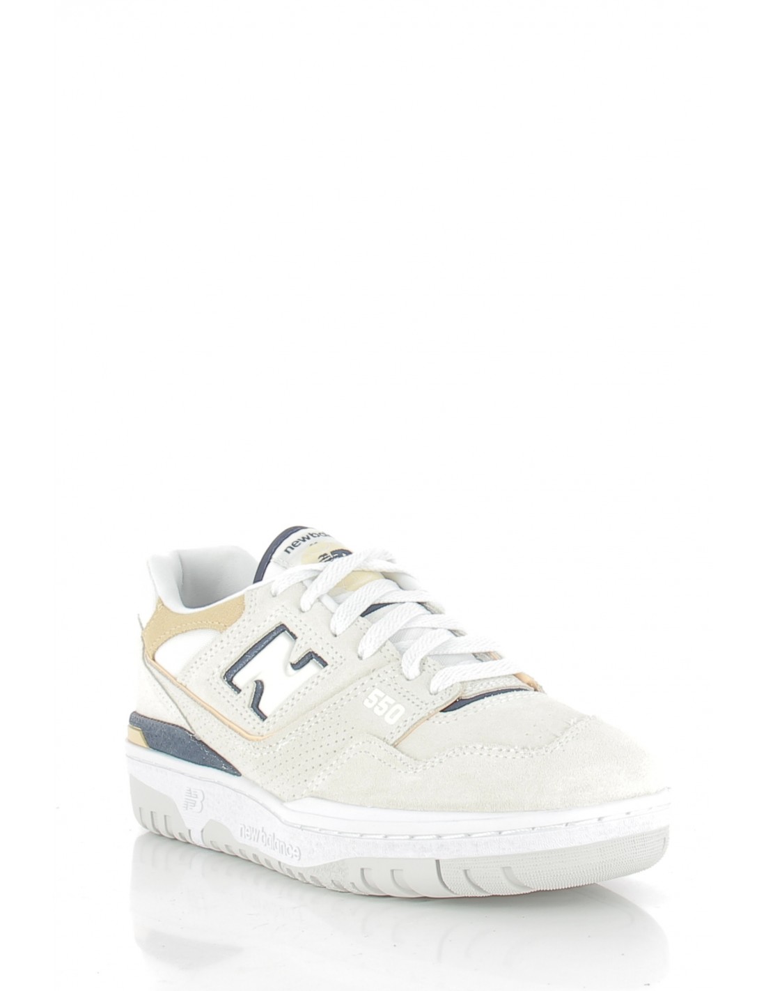 new balance Sneakers femme 550 cuir beige/blanc