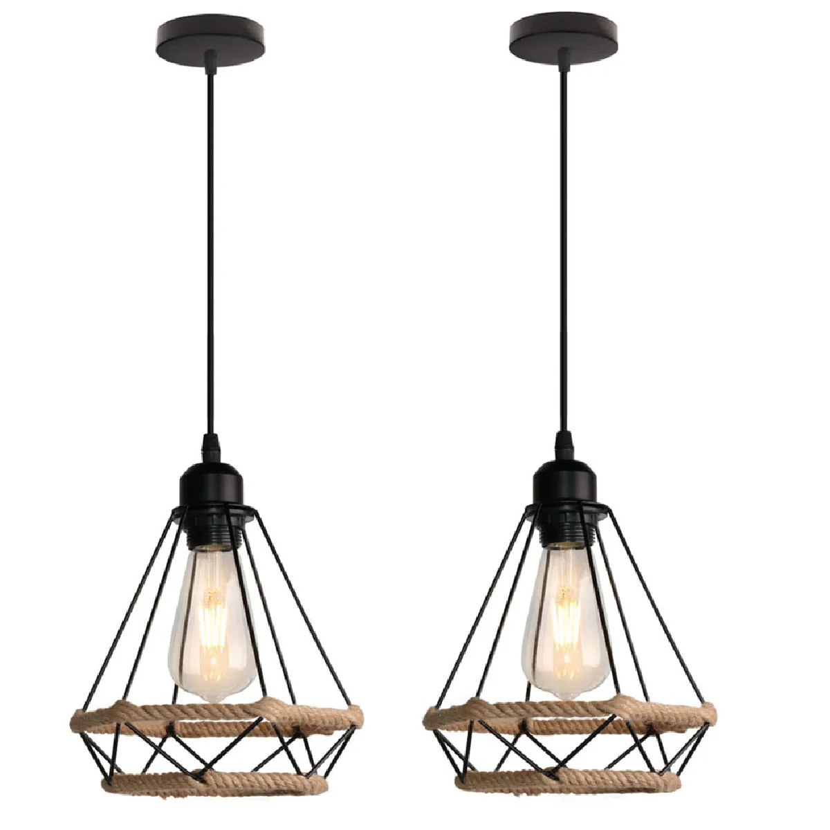 Stoex Lot de 2 Suspensions Vintage